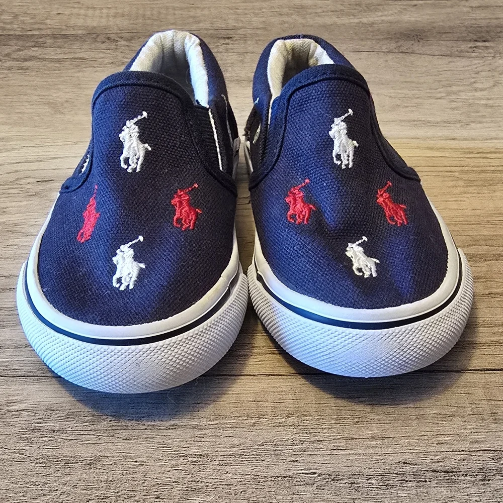 Polo by Ralph Lauren Keaton Allover Pony Slip On Sneakers - Picture 2 of 6